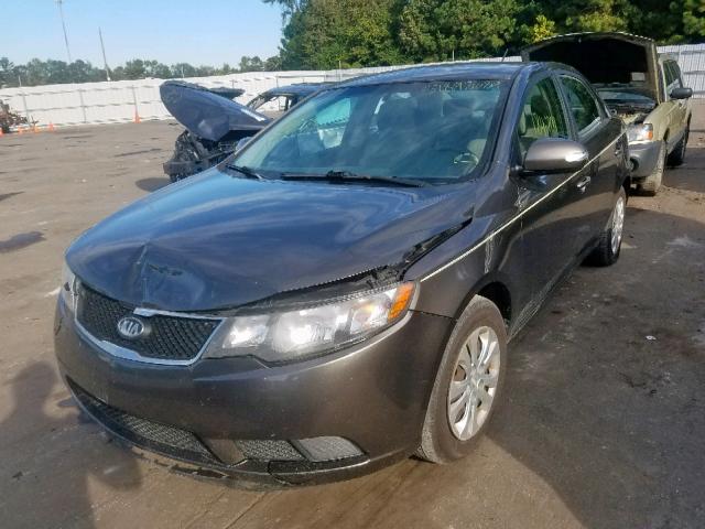 KNAFU4A29A5839524 - 2010 KIA FORTE EX BROWN photo 2