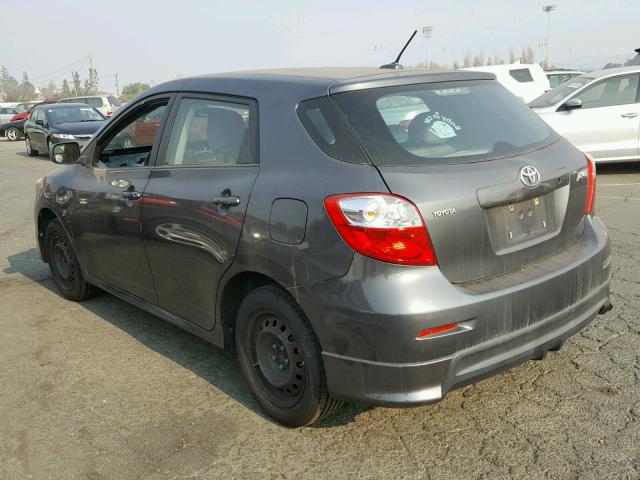 2T1KU40E39C188385 - 2009 TOYOTA COROLLA MA GRAY photo 3