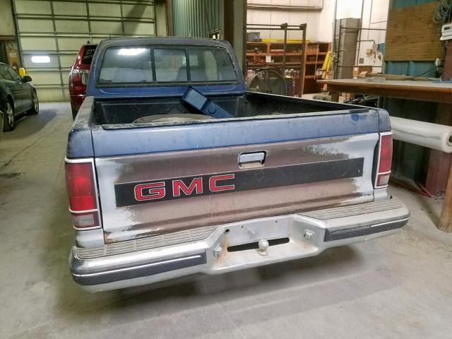 1GTDT14R1H8510989 - 1987 GMC S TRUCK S1 BLUE photo 10