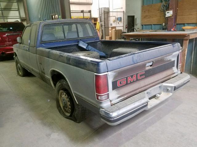 1GTDT14R1H8510989 - 1987 GMC S TRUCK S1 BLUE photo 3