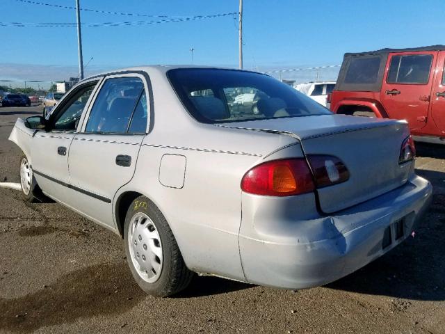 1NXBR12E7XZ147220 - 1999 TOYOTA COROLLA VE SILVER photo 3