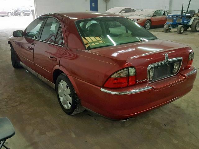 1LNHM86S25Y602997 - 2005 LINCOLN LS 红色 照片 3
