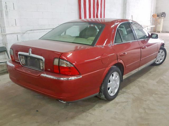 1LNHM86S25Y602997 - 2005 LINCOLN LS 红色 照片 4