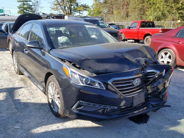 5NPE34AF0FH086400 - 2015 HYUNDAI SONATA SPO BLACK photo 1