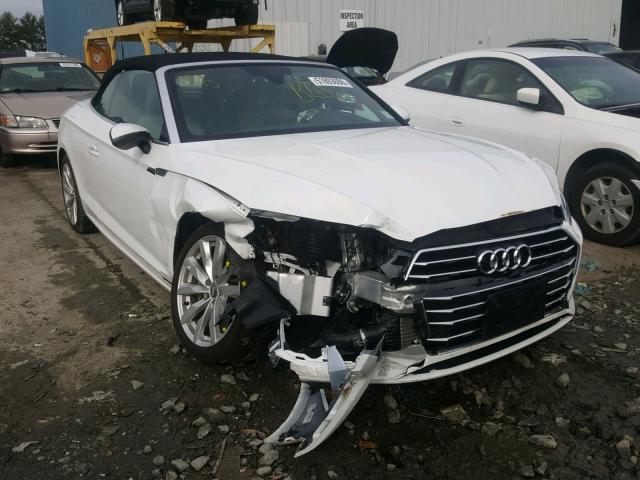 WAU2NGF59JN002126 - 2018 AUDI A5 PRESTIG WHITE photo 1