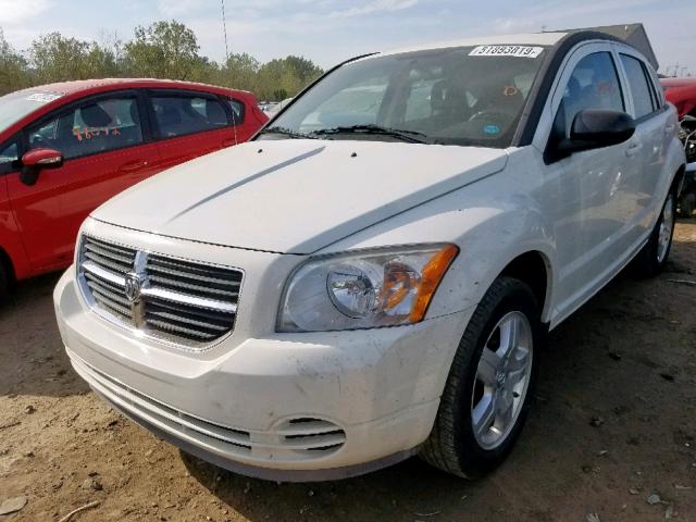 1B3HB48A09D209831 - 2009 DODGE CALIBER SX WHITE photo 2