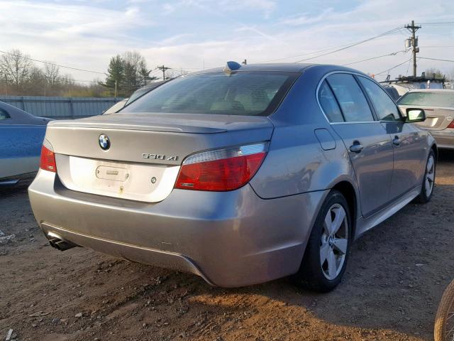 WBANF73546CC34332 - 2006 BMW 530 XI GRAY photo 4