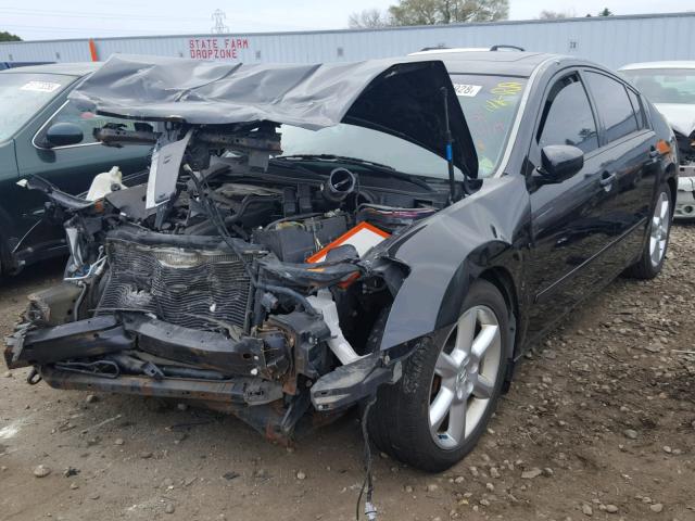 1N4BA41E15C814466 - 2005 NISSAN MAXIMA SE BLACK photo 2