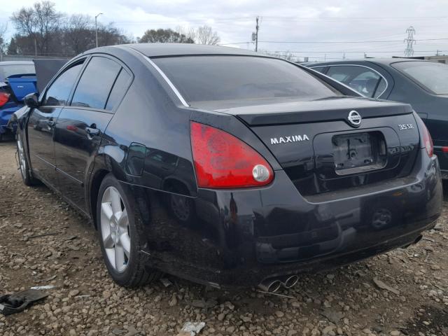 1N4BA41E15C814466 - 2005 NISSAN MAXIMA SE BLACK photo 3