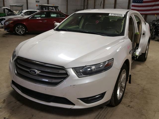 1FAHP2E92DG187875 - 2013 FORD TAURUS SEL WHITE photo 2