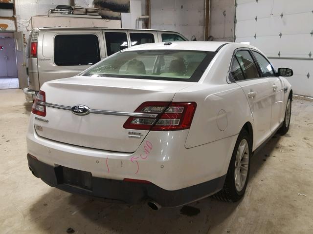 1FAHP2E92DG187875 - 2013 FORD TAURUS SEL WHITE photo 4