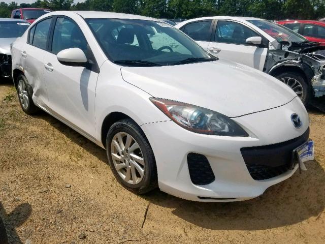 JM1BL1V89C1601040 - 2012 MAZDA 3 I WHITE photo 1