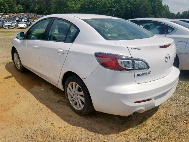 JM1BL1V89C1601040 - 2012 MAZDA 3 I WHITE photo 3