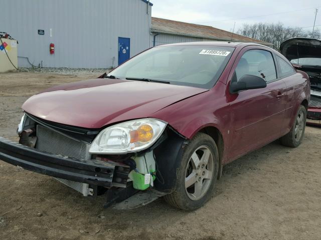 1G1AL15FX77210095 - 2007 CHEVROLET COBALT LT RED photo 2