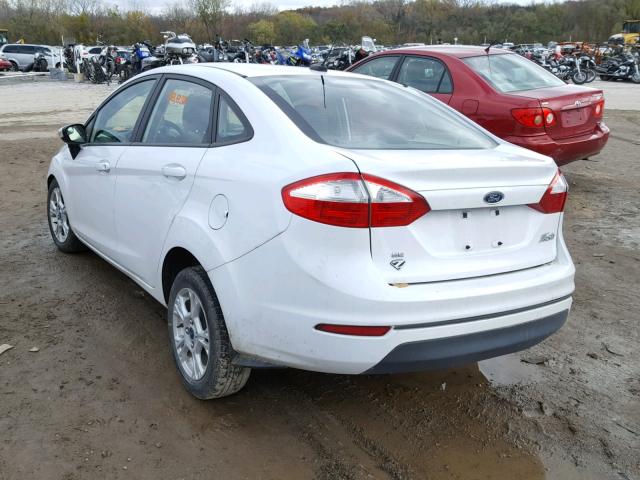 3FADP4BJ3EM206983 - 2014 FORD FIESTA SE WHITE photo 3