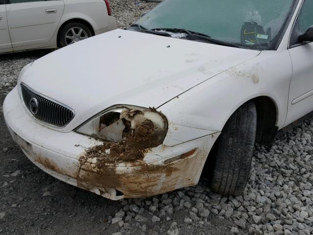 1MEFM50U94A623131 - 2004 MERCURY SABLE GS WHITE photo 9