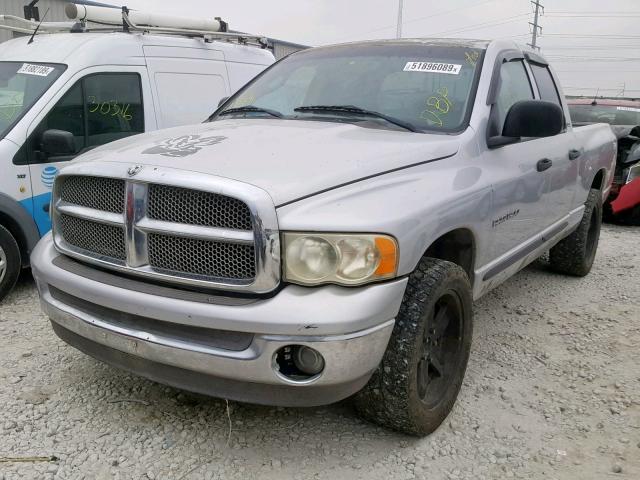 3D7HA18N92G120762 - 2002 DODGE RAM 1500 SILVER photo 2