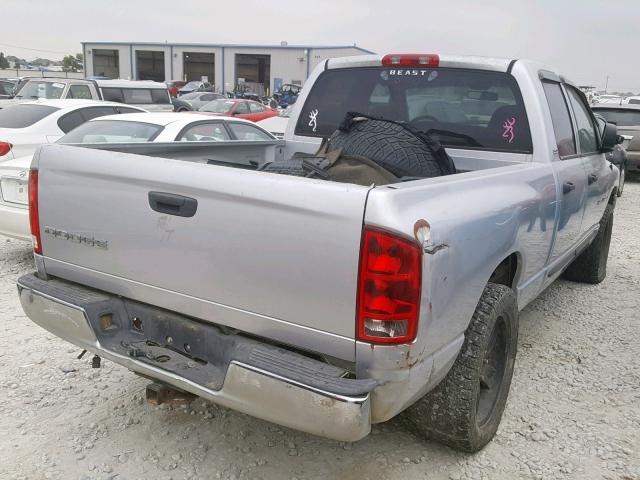 3D7HA18N92G120762 - 2002 DODGE RAM 1500 SILVER photo 4