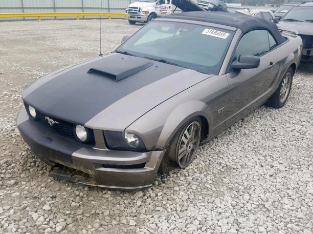 1ZVHT85H355256647 - 2005 FORD MUSTANG GT GRAY photo 2