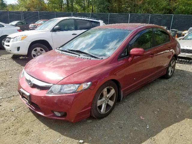 2HGFA1F60AH562441 - 2010 HONDA CIVIC LX-S Qırmızı foto 2