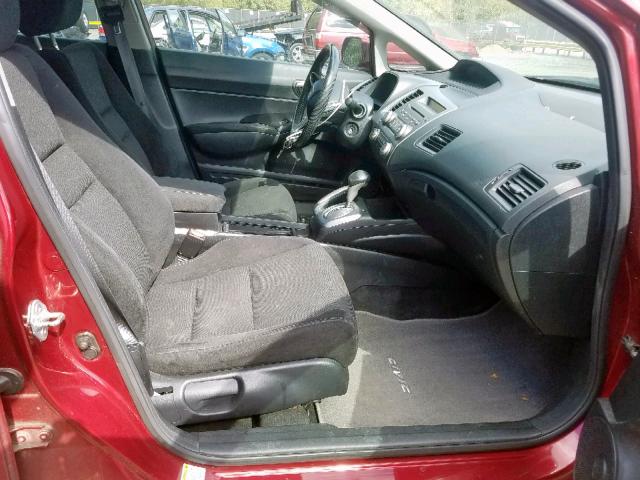 2HGFA1F60AH562441 - 2010 HONDA CIVIC LX-S Qırmızı foto 5