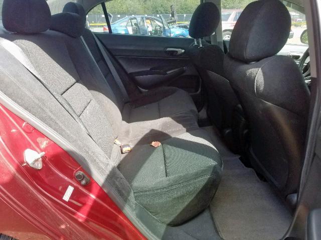 2HGFA1F60AH562441 - 2010 HONDA CIVIC LX-S Qırmızı foto 6