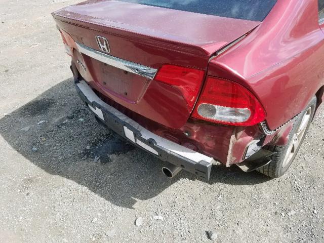 2HGFA1F60AH562441 - 2010 HONDA CIVIC LX-S Qırmızı foto 9