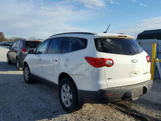 1GNKVGED0BJ134347 - 2011 CHEVROLET TRAVERSE WHITE photo 3