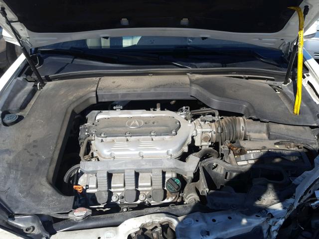 19UUA8F55AA014893 - 2010 ACURA TL WHITE photo 7