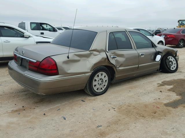 2MEFM74W15X630395 - 2005 MERCURY GRAND MARQ TAN photo 4