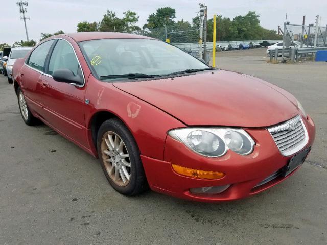 2C3AE66G24H685525 - 2004 CHRYSLER 300M RED photo 1