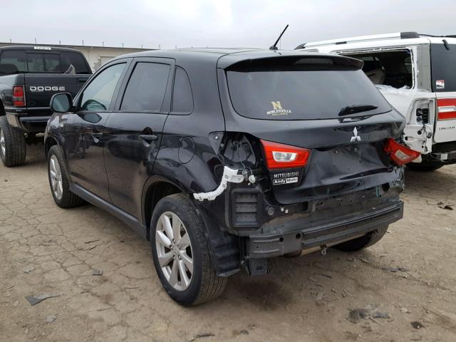 4A4AP3AU4FE035065 - 2015 MITSUBISHI OUTLANDER BLACK photo 3