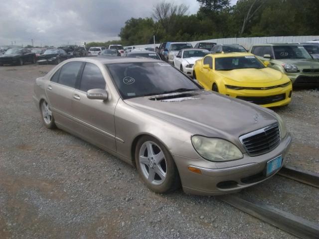 WDBNG70JX4A431107 - 2004 MERCEDES-BENZ S 430 GOLD photo 1