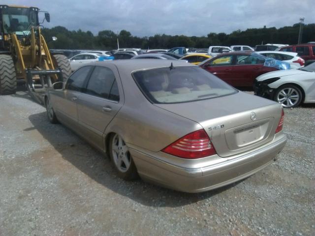 WDBNG70JX4A431107 - 2004 MERCEDES-BENZ S 430 GOLD photo 3