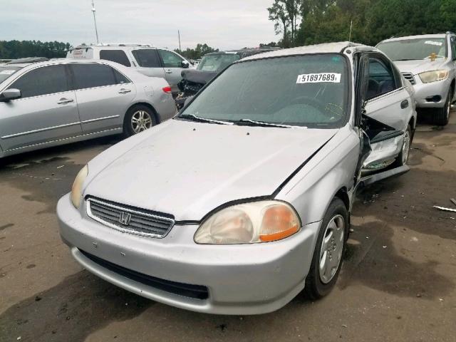 1HGEJ6678TL049767 - 1996 HONDA CIVIC LX SILVER photo 2