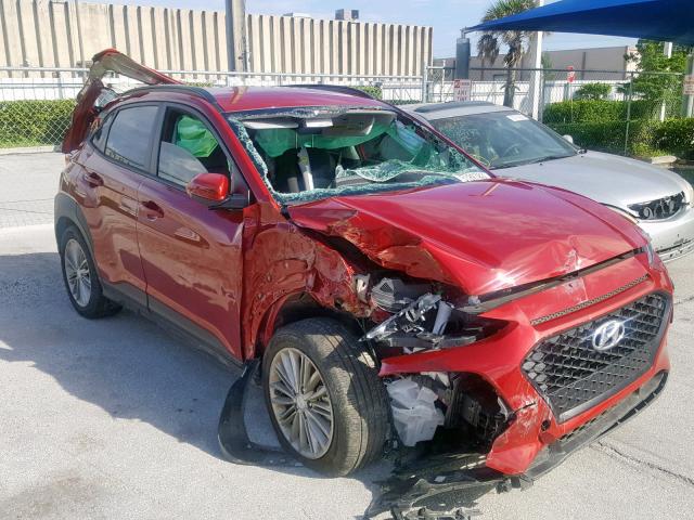 KM8K22AAXJU146823 - 2018 HYUNDAI KONA SEL RED photo 1