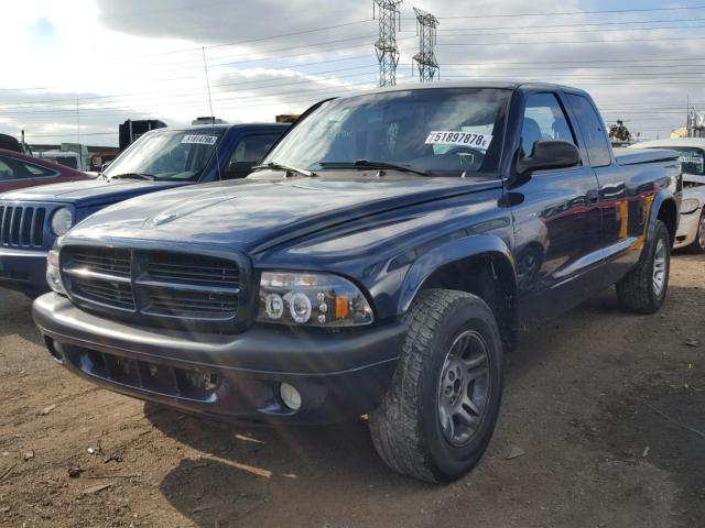 1D7HL32X83S355017 - 2003 DODGE DAKOTA SPO BLUE photo 2