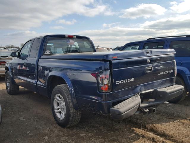 1D7HL32X83S355017 - 2003 DODGE DAKOTA SPO BLUE photo 3