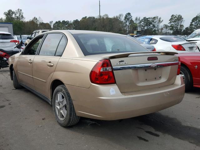 1G1ZT54845F109716 - 2005 CHEVROLET MALIBU LS 金色 照片 3