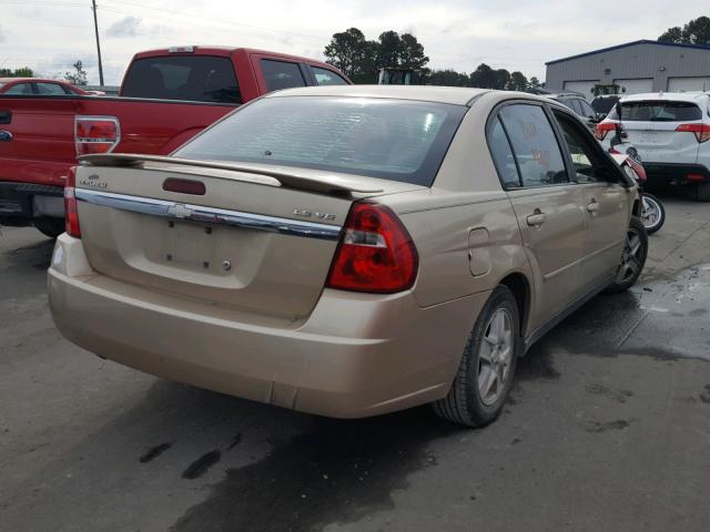 1G1ZT54845F109716 - 2005 CHEVROLET MALIBU LS 金色 照片 4