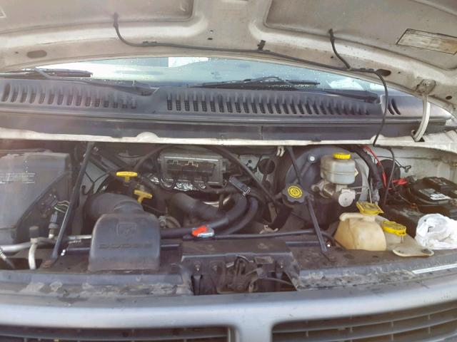 2D7HB11Y83K500472 - 2003 DODGE RAM VAN B1 WHITE photo 7