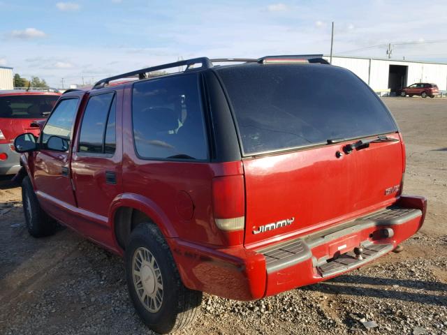 1GKDT13W7WK504304 - 1998 GMC JIMMY RED photo 3