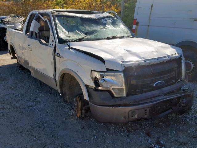 1FTPX14V99FA72749 - 2009 FORD F150 SUPER WHITE photo 1