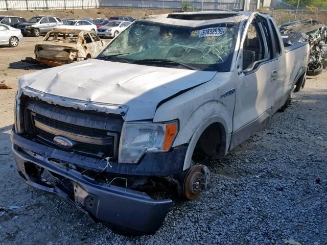 1FTPX14V99FA72749 - 2009 FORD F150 SUPER WHITE photo 2