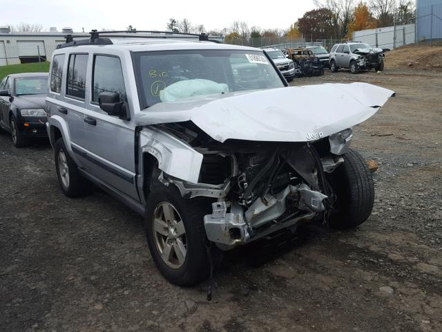 1J8HG48K96C293716 - 2006 JEEP COMMANDER SILVER photo 1