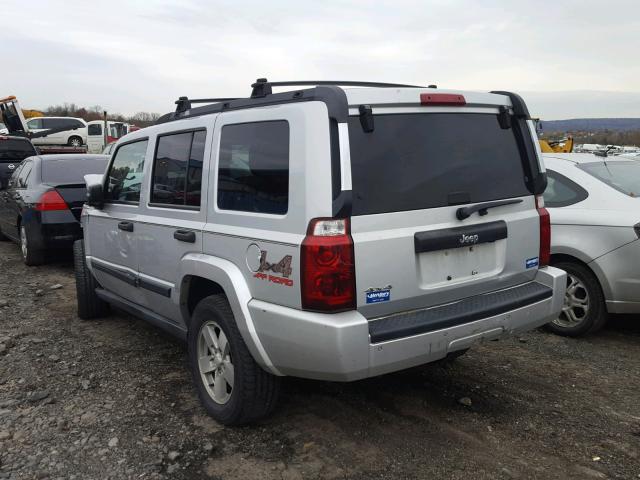 1J8HG48K96C293716 - 2006 JEEP COMMANDER SILVER photo 3