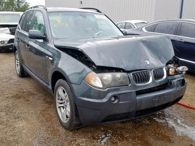 WBXPA93435WD19028 - 2005 BMW X3 3.0I CHARCOAL photo 1