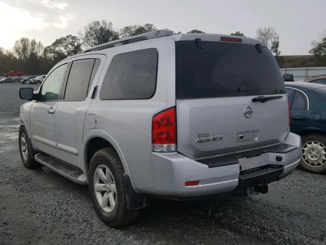 5N1AA0NC5EN608283 - 2014 NISSAN ARMADA SV SILVER photo 3