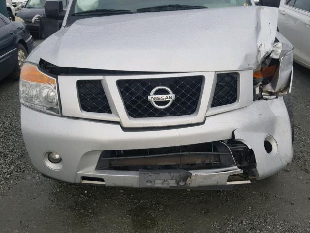 5N1AA0NC5EN608283 - 2014 NISSAN ARMADA SV SILVER photo 7