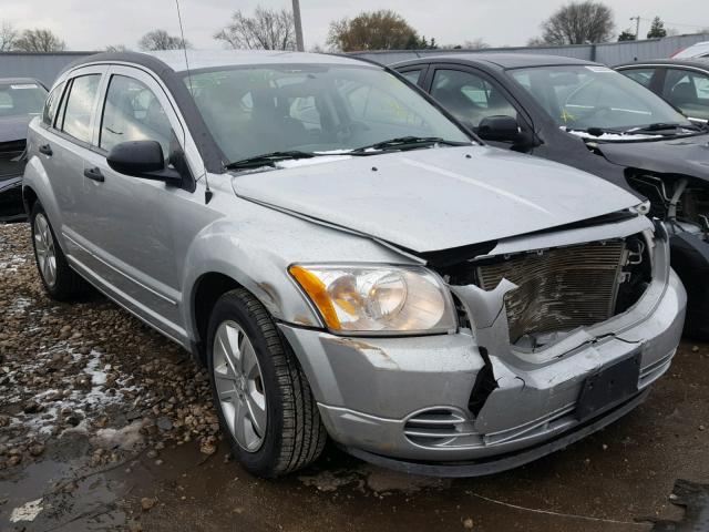 1B3HB48B77D575890 - 2007 DODGE CALIBER SX SILVER photo 1